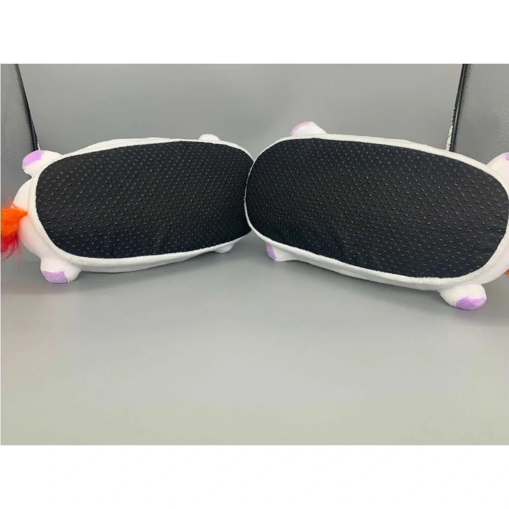 Unicorn Slippers Light up Kids Plush White Slippers One Size approx (3 -… - Picture 5 of 7
